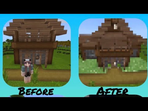 Redesigning a Minecraft villagers house and witch hut! (Using the Modern HD texture pack)