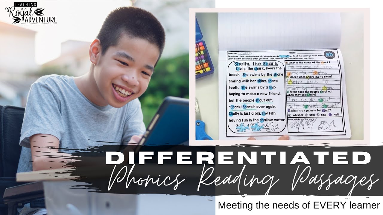 Phonics Reading Comprehension Interactive Notebook