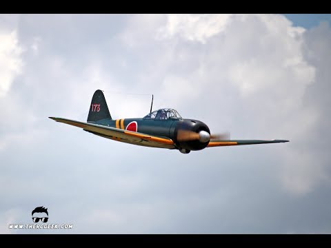 Giant Scale A6M Zero (Meister Scale) with Radial Engine -- Top Gun Invitational 2018