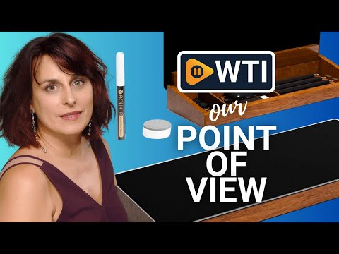 Desktop Black Glass Dry Erase Board - WTI product video review