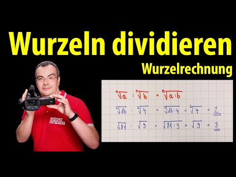 Wurzeln dividieren - Wurzelrechnung | Lehrerschmidt