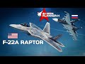 New Su-30SM Flanker-H Vs F-22 Raptor Thrust Vectoring Dogfight | Digital Combat Simulator | DCS |