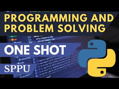 Sppus Fe Pps Session 02 Unit 1 Introduction Problem Solving Programming Python Program