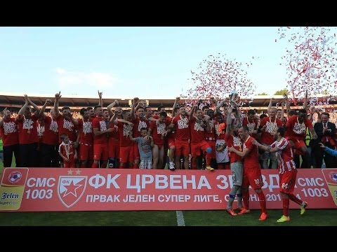 FK Crvena zvezda - proslava 26. titule šampiona Srbije