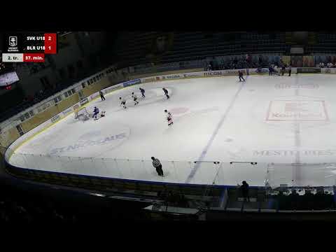Slovakia U18 vs Belarus U18 U18 goal Gabriel Olejnik#21 assist Jakub Simko#6 and Maxim Mastic#22