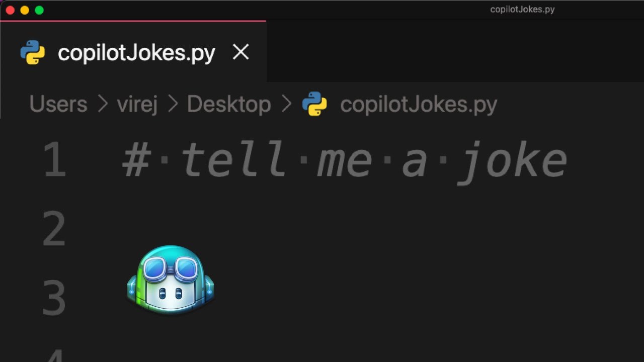 Github Copilot tells programming jokes again!