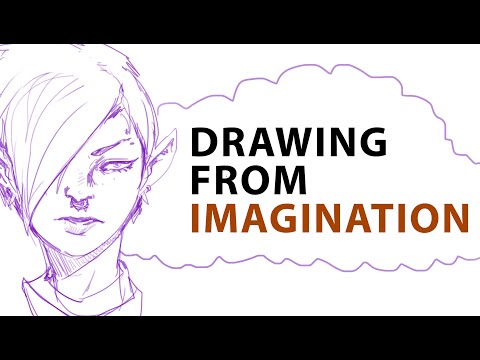 How I Draw Heads From IMAGINATION! - #Shorts