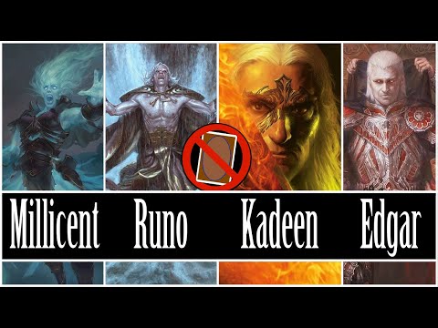 Millicent vs Runo vs Jor Kadeen vs Edgar Markov | MTG EDH CMDR Game Play | No White Borders