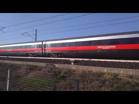 FRECCIAROSSA PER ROMA IN TRANSITO A SAMOGGIA. Video mio