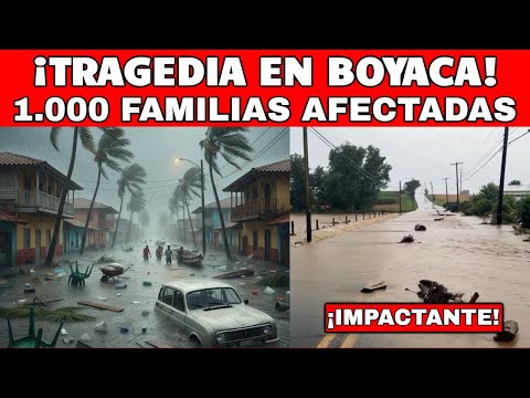 🌧️ ¡DESASTRE EN BOYACÁ! LLUVIAS DESBORDAN QUEBRADA Y DEJAN 1.000 FAMILIAS AFECTADAS EN BELÉN