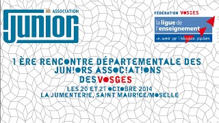 preview picture of video '1ère rencontre départementale des Juniors Associations des Vosges'