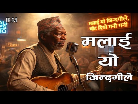 मलाई यो जिन्दगीले कहाँ पुरायो ( Malai Yo Jindagile Kaha Purayo ) Nepali Blues Cover Radio 🎧🎶