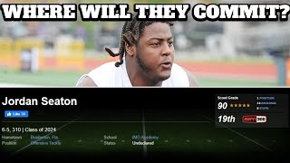18 ESPN TOP 300 Uncommited Recruits And WHERE They're PROJECTED To Go | COLLEGE FOOTBALL RECRUITING