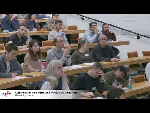 Thomas Barthelme : Anosov flows in 3 dimensions and Anosov-like actions - part 1