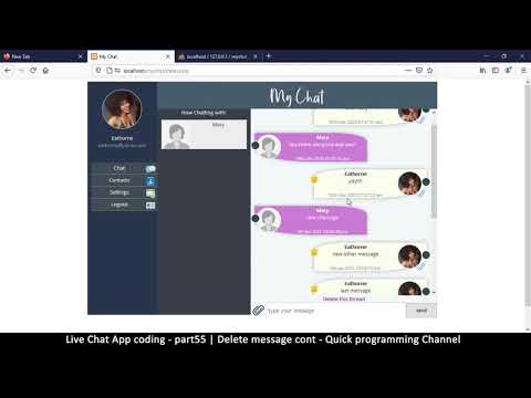 Live chat app | Part05 Javascript basics | Javascript AJAX HTML CSS JSON PHP MYSQL Tutorial
