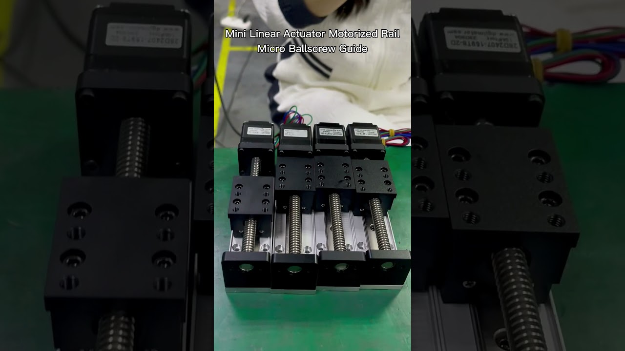DIY Mini Linear Actuator Motorized Rail Micro Ballscrew Guide