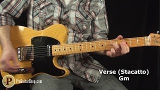 The Police - Roxanne guitar lesson