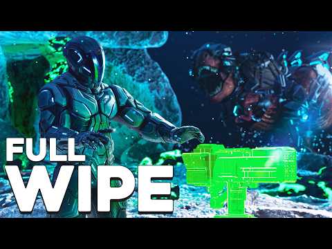 I Built In A Lunar Cave To Fight For Cluster Alpha - Full ARK Wipe Movie