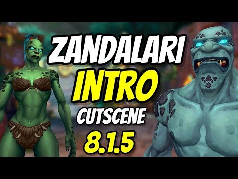 Zandalari Troll Allied Race Intro Cutscene | WoW Patch 8.1.5 | World of Warcraft Battle For Azeroth