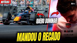 VERSTAPPEN MANDA RECADO "DE DOMÍNIO" / WRC / HAAS / ASTON MARTIN / CADILLAC / PEREZ