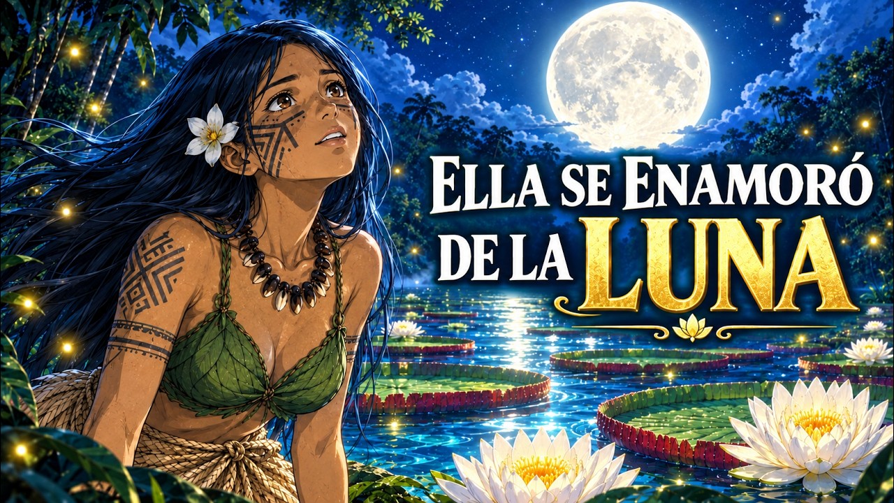 La leyenda de la Victoria Regia: La joven que amó a la Luna
