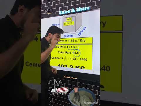 HOW MANY CEMENT BAGS IN M20 GRADE OF CONCRETE? |YAHYA SIR ||#viral#shorts#viralreels#reels #cement