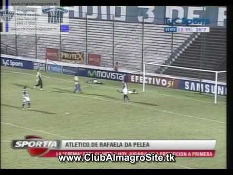 Almagro 0-3 Atletico Rafaela  fecha 30 Torneo Clausura 08/09