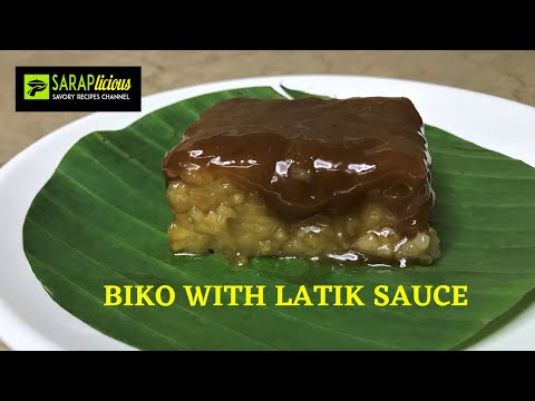 BIKO with Latik Sauce using Panucha