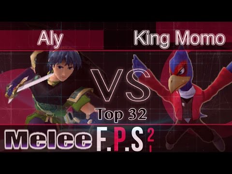 Aly (Marth) vs. MVG|King Momo (Falco) - Melee Top 32 - FPS2