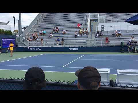 Alex Eala VS Michaela Laki at the US Open 2021