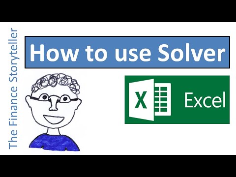 How to use Excel Solver