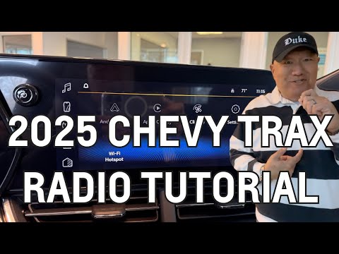 2025 CHEVROLET TRAX RADIO TUTORIAL | FULL WALK THROUGH