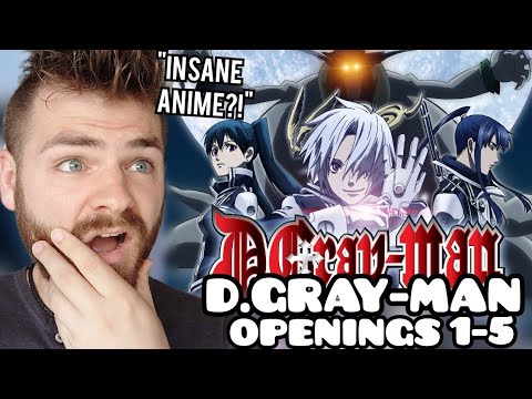 First Time Reacting to "D.GRAY-MAN Openings (1-5)" | Non Anime Fan!