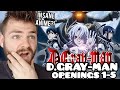 First Time Reacting To D GRAY MAN Openings 1 5 Non Anime Fan