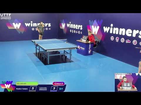 Paukov Vadym - Leonenko Aleksandr. WINners CUP Table Tennis 8 14.12.2020 12:45
