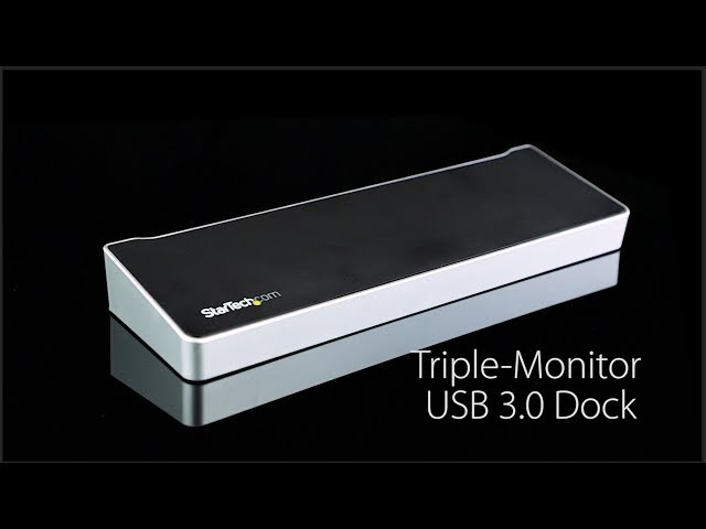 Video teaser for Triple-Monitor USB 3.0 Docking Station - USB3DOCKH2DP | StarTech.com