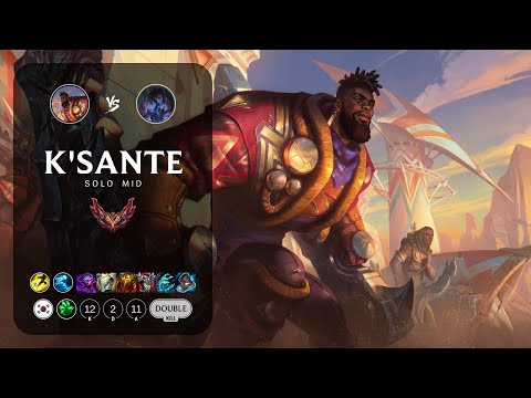 K'Sante Mid vs Sylas - KR Grandmaster Patch 13.4