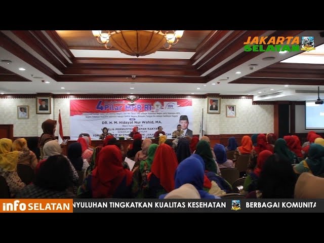 Sosialisasi 4 Pilar MPR RI dan TP PKK Jaksel