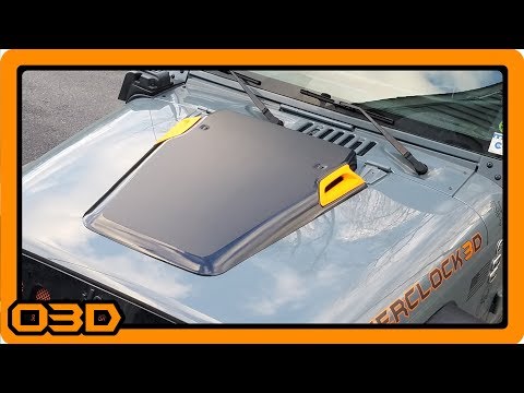 01 Daystar Hood Cowl Scoop Pre Installation Product Overview - OVERCLOCK3D 2015 Jeep Wrangler JK