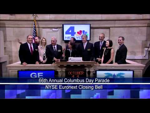 11 October 2010 WNBC 4 Celebrates New York City's 66th Annual Columbus Day Parade at the NYSE