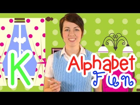 Alphabet Fun! K - TinyGrads. Perfect for homeschool family. Mom, dad, children, the whole house!