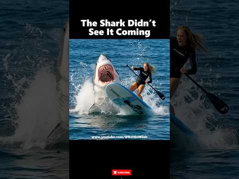 Great White Shark Attacks Her‼️But the Orca Strikes Back! #shark #orca #wildlife