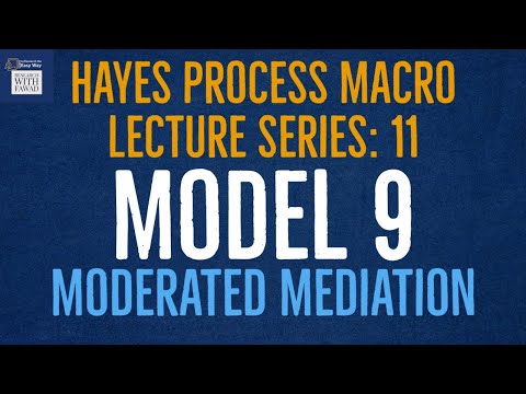 11. Hayes Process Macro SPSS | Model 9 - Multiple Paths for Moderated Mediation