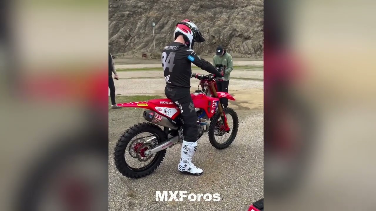 Jeffrey Herlings first time on Honda HRC for 2026 MXGP 🔴