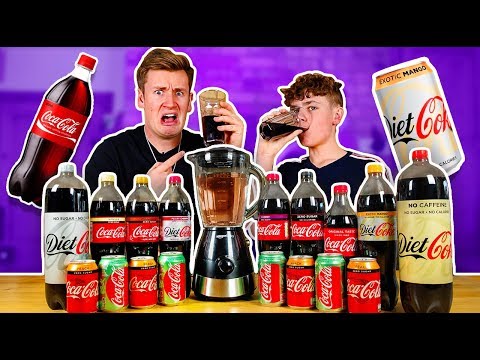 BROTHERS TRY EVERY FLAVOUR OF COCA COLA IN THE WORLD