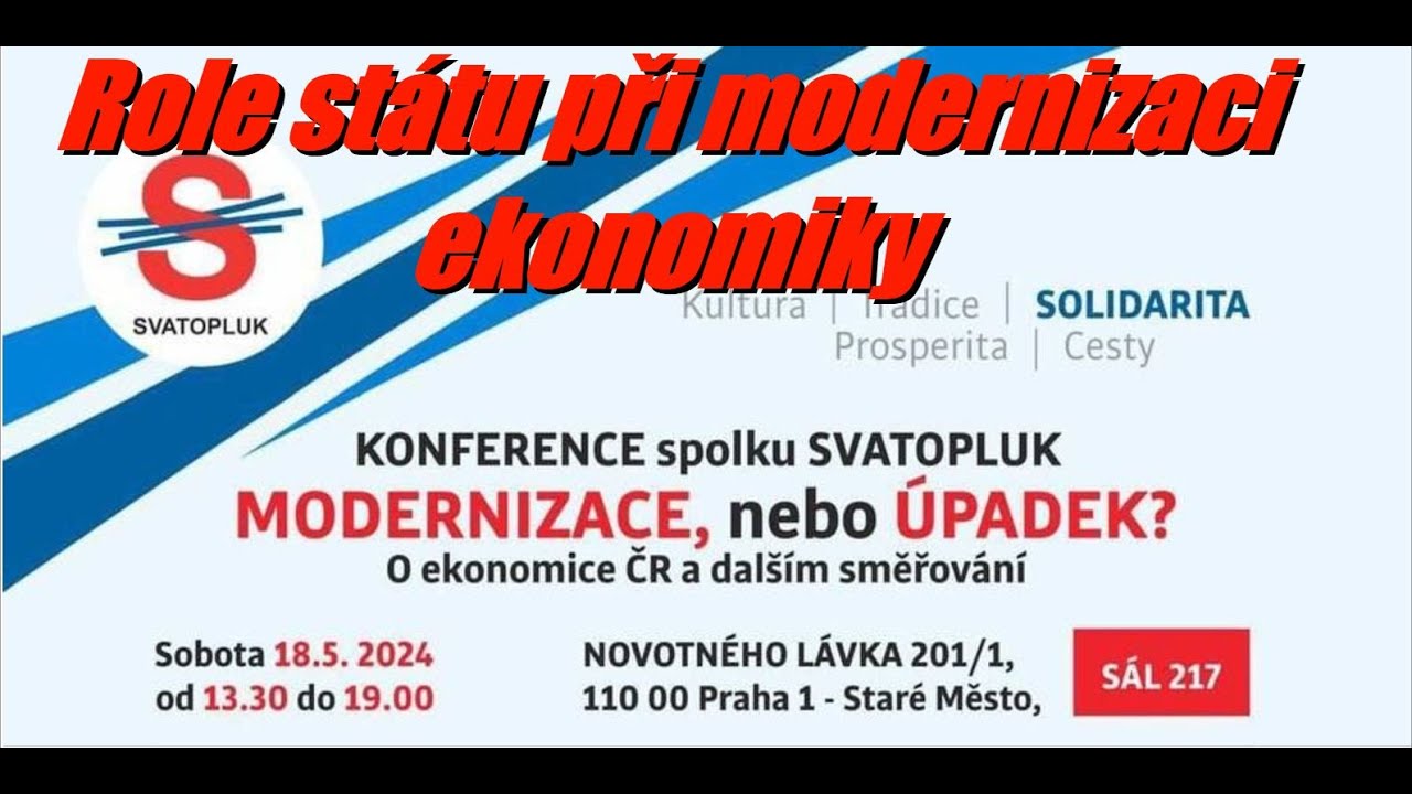 Modernizace, nebo úpadek? 2.panel konference spolku Svatopluk /Semín, Adamec, Volný, Hejlek