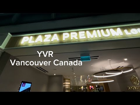 Plaza Premium Lounge no Aeroporto Internacional Vancouver YVR Canadá