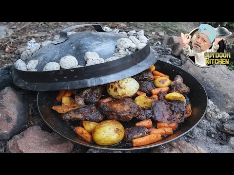 Traditionelles Peka Rezept mit Lamm & Kartoffeln