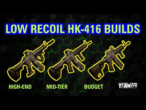 Low Recoil HK416 Builds | Escape From Tarkov | V-Play | 12.8