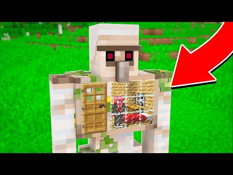 DEMİR GOLEM İÇİNDE YAŞAMAK - Minecraft
